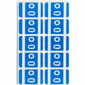 Smead AlphaZ ACCS Color-Coded Labels, Dark Blue, 1 Pack, SMD67185