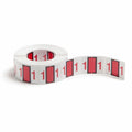 Smead BCCRN Bar-Style Color-Coded Labels, Red, 500 / Roll, SMD67371