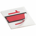 Smead BCCRN Bar-Style Color-Coded Labels, Red, 500 / Roll, SMD67371