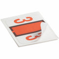 Smead BCCRN Bar-Style Color-Coded Labels, Dark Orange, 500 / Roll, SMD67373