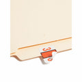 Smead BCCRN Bar-Style Color-Coded Labels, Dark Orange, 500 / Roll, SMD67373