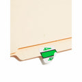 Smead BCCRN Bar-Style Color-Coded Labels, Light Green, 500 / Roll, SMD67374