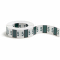 Smead BCCRN Bar-Style Color-Coded Labels, Dark Green, 500 / Roll, SMD67375
