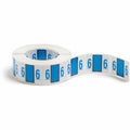 Smead BCCRN Bar-Style Color-Coded Labels, Blue, 500 / Roll, SMD67376