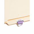 Smead BCCRN Bar-Style Color-Coded Labels, Lavender, 500 / Roll, SMD67378