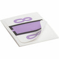 Smead BCCRN Bar-Style Color-Coded Labels, Lavender, 500 / Roll, SMD67378