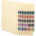 Smead BCCRN Bar-Style Color-Coded Labels, Brown, 500 / Roll, SMD67379