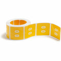 Smead DCC Color-Coded Numeric Labels, Yellow, 250 / Roll, SMD67420