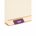 Smead DCC Color-Coded Numeric Labels, Purple, 250 / Roll, SMD67423