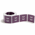 Smead DCC Color-Coded Numeric Labels, Purple, 250 / Roll, SMD67423