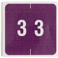 Smead DCC Color-Coded Numeric Labels, Purple, 250 / Roll, SMD67423