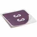 Smead DCC Color-Coded Numeric Labels, Purple, 250 / Roll, SMD67423