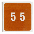 Smead DCC Color-Coded Numeric Labels, Brown, 250 / Roll, SMD67425