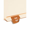 Smead DCC Color-Coded Numeric Labels, Brown, 250 / Roll, SMD67425