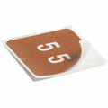 Smead DCC Color-Coded Numeric Labels, Brown, 250 / Roll, SMD67425