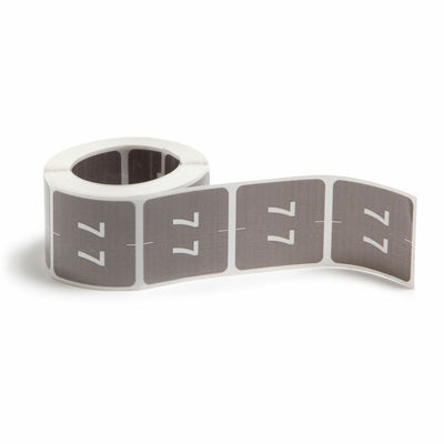 Smead DCC Color-Coded Numeric Labels, Gray, 250 / Roll, SMD67427