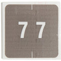 Smead DCC Color-Coded Numeric Labels, Gray, 250 / Roll, SMD67427