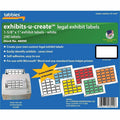 Tabbies Legal Exhibits-U-Create 1" Labels, White, 240 / Pack, TAB48090