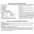 Tabbies Legal Exhibits-U-Create 1" Labels, White, 240 / Pack, TAB48090