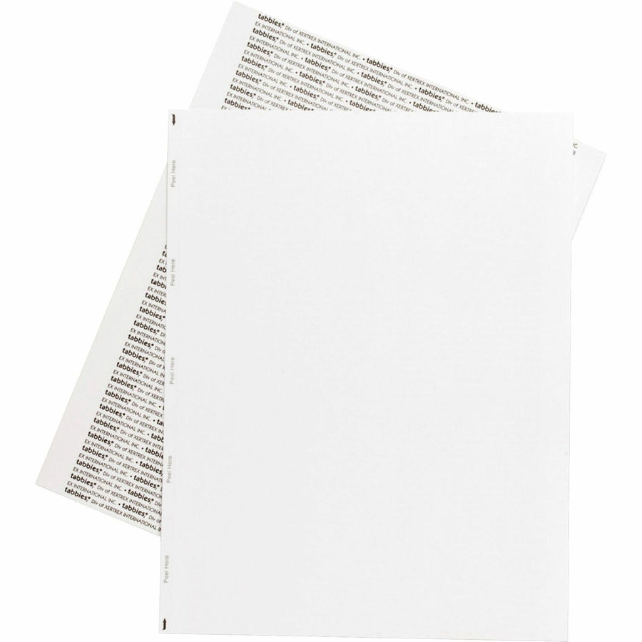 Tabbies Transcription Label Printer Sheets, White, Jam-free, 100 / Box, TAB59533