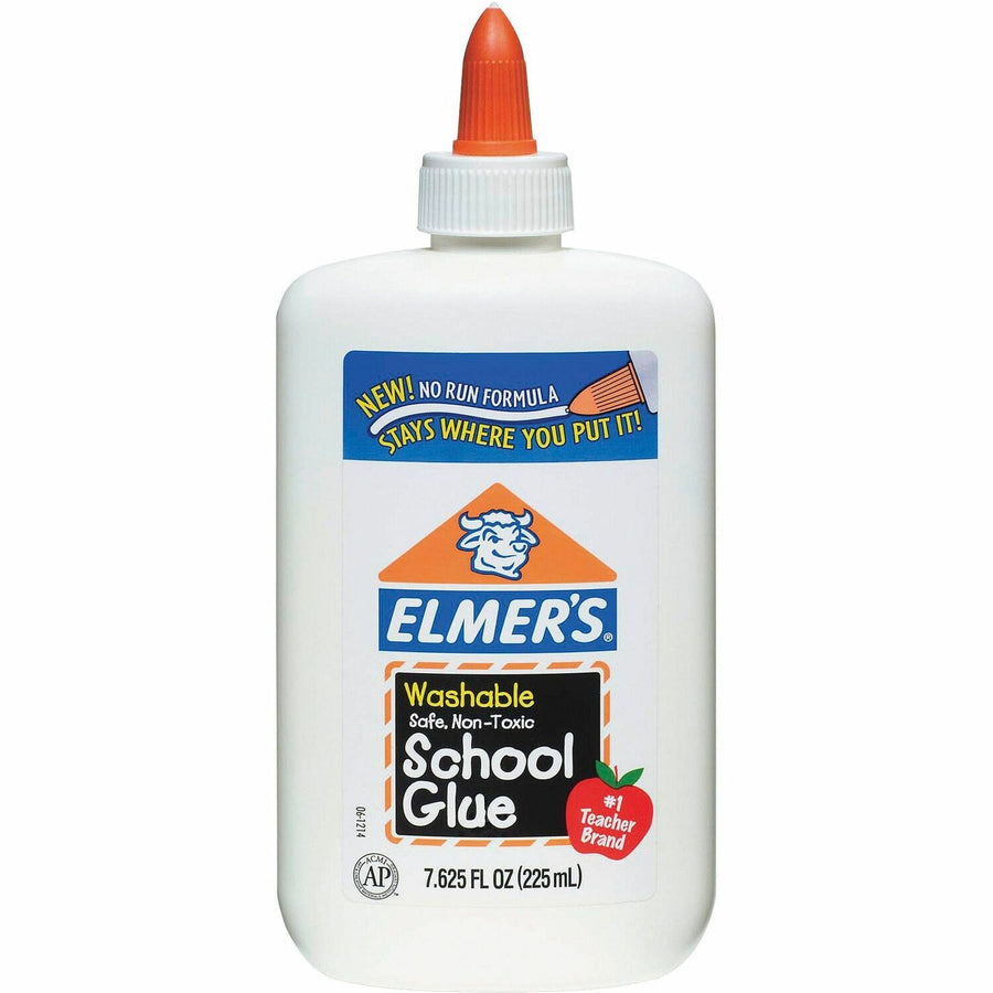Elmer's Washable School Glue, White, Fast-drying, EPIE308