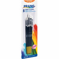 Dixon Ticonderoga Prang Multipurpose Hobby Brush Set, Red, 5 / Set, DIX94005