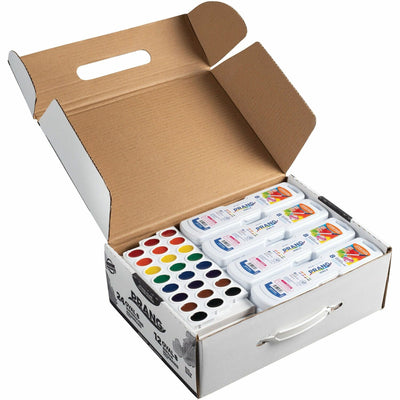 Dixon Ticonderoga Prang 8-Color Oval Watercolor Master Pack, 36 / Carton, DIX08020