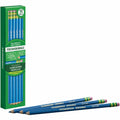 Dixon Ticonderoga Company Ticonderoga Pre-Sharpened Erasable Checking Pencils, HB, 1 Dozen, DIX14209