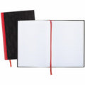 ACCO Black n' Red Casebound Ruled Notebooks - A4, 8 1/4" x 11 3/4", JDKD66174