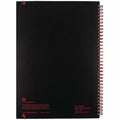 ACCO Black n' Red Soft Cover Business Notebook, 8 1/4" x 11 3/4", JDKE67008