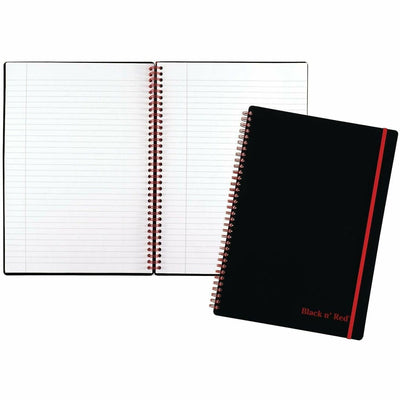ACCO Black n' Red Soft Cover Business Notebook, 8 1/4" x 11 3/4", JDKE67008