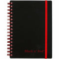 ACCO Black n' Red Business Notebook, 4 1/8" x 5 7/8", JDKF67010