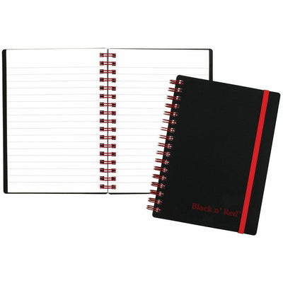 ACCO Black n' Red Business Notebook, 4 1/8" x 5 7/8", JDKF67010