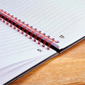ACCO Black n' Red Hardcover Business Notebook, 8 1/2" x 11", JDKK67030