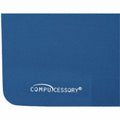 Compucessory Smooth Cloth Nonskid Mouse Pads, Blue, CCS23605