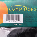 Compucessory Smooth Cloth Nonskid Mouse Pads, Black, CCS23617