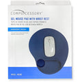 Compucessory Gel Mouse Pads, Blue, CCS45162