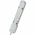 Compucessory 6-Outlet Strip Office Surge Protector, Putty, CCS25102