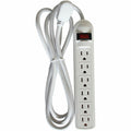 Compucessory 6-Outlet Power Strips, Putty, CCS55155