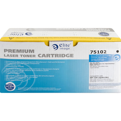 Elite Image Remanufactured Laser Toner Cartridge 13A (Q2613A) - Black -, ELI75102