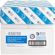 Elite Image Multipurpose Paper - White, 1 Carton