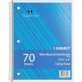 Sparco Wirebound Notebook, 8" x 10 1/2", SPR83253