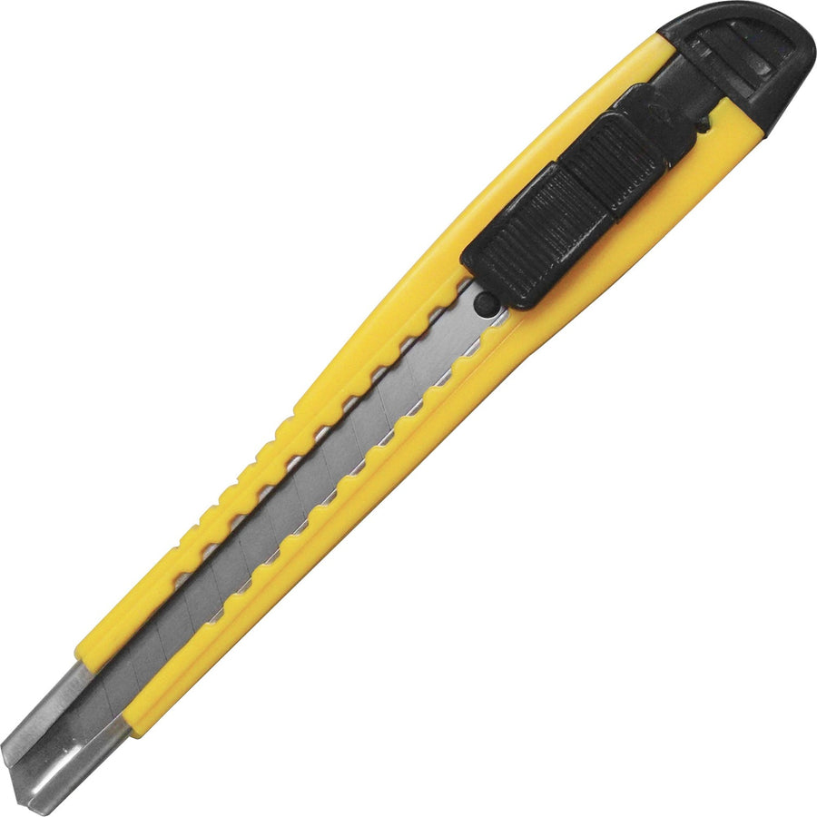 Sparco Fast-Point Snap-Off Blade Knife, Yellow, Locking Blade, SPR01470