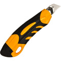Sparco PVC Anti-Slip Rubber Grip Utility Knife, Yellow, SPR15851