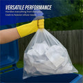 Genuine Joe Clear Trash Can Liners, 1 Carton, GJO01010