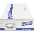 Genuine Joe Clear Trash Can Liners, 1 Carton, GJO01011