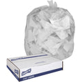 Genuine Joe Clear Trash Can Liners, 1 Carton, GJO01012
