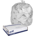 Genuine Joe Clear Trash Can Liners, 1 Carton, GJO01013