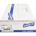 Genuine Joe Clear Trash Can Liners, 1 Carton, GJO01013
