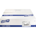 Genuine Joe Clear Trash Can Liners, 1 Carton, GJO01013